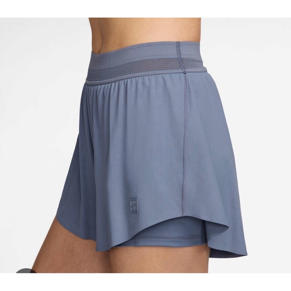Nike Court Ace Advantage Women's Dri-FIT Tennis Shorts Indigo FZ6723-499 - Picture 2 of 12